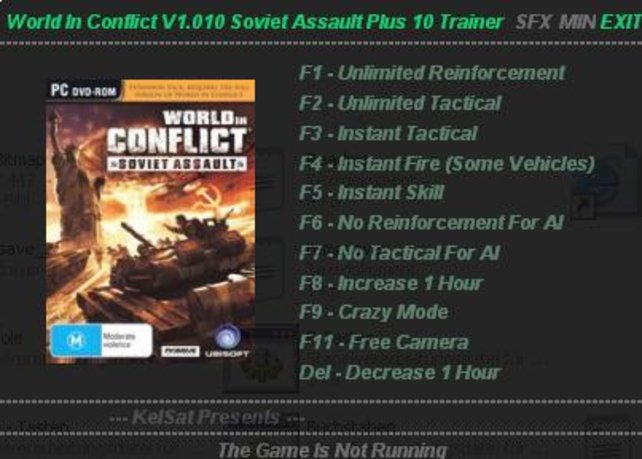 world in conflict MEGA TRAINER 1.011