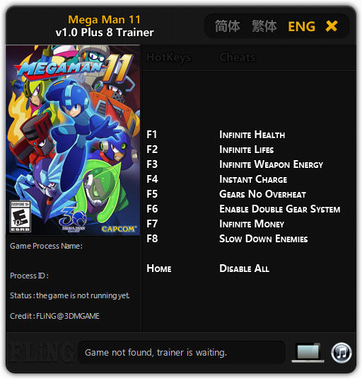 Mega Man 11 Trainer Free Download