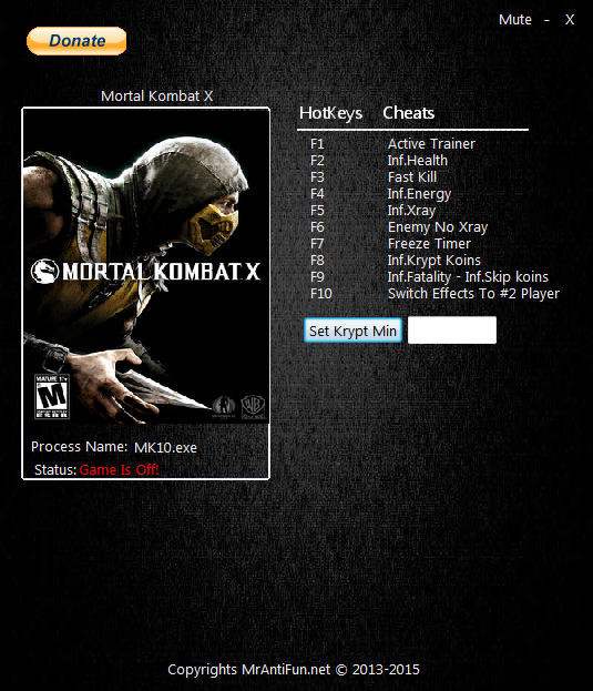 Mortal Kombat XL Trainer Free Download