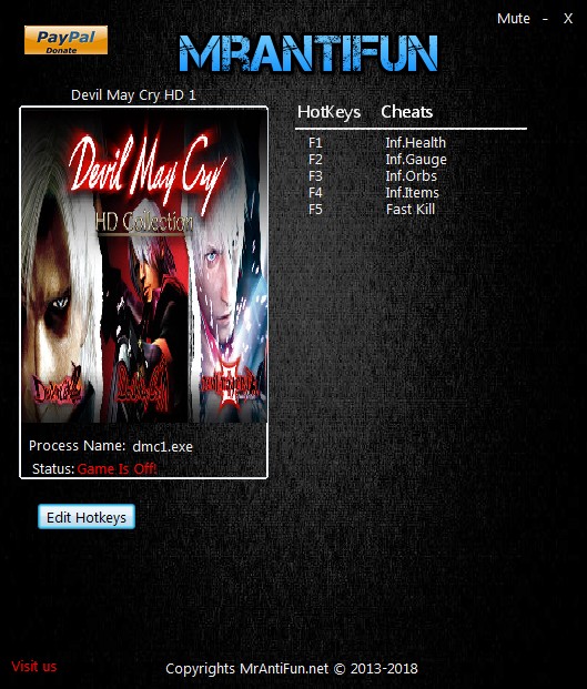 Devil May Cry 2 Trainer Free Download