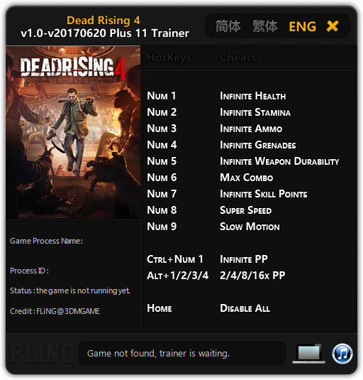 Dead Rising 4 Trainer Free Download