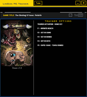The Binding of Isaac Rebirth Trainer Free Download