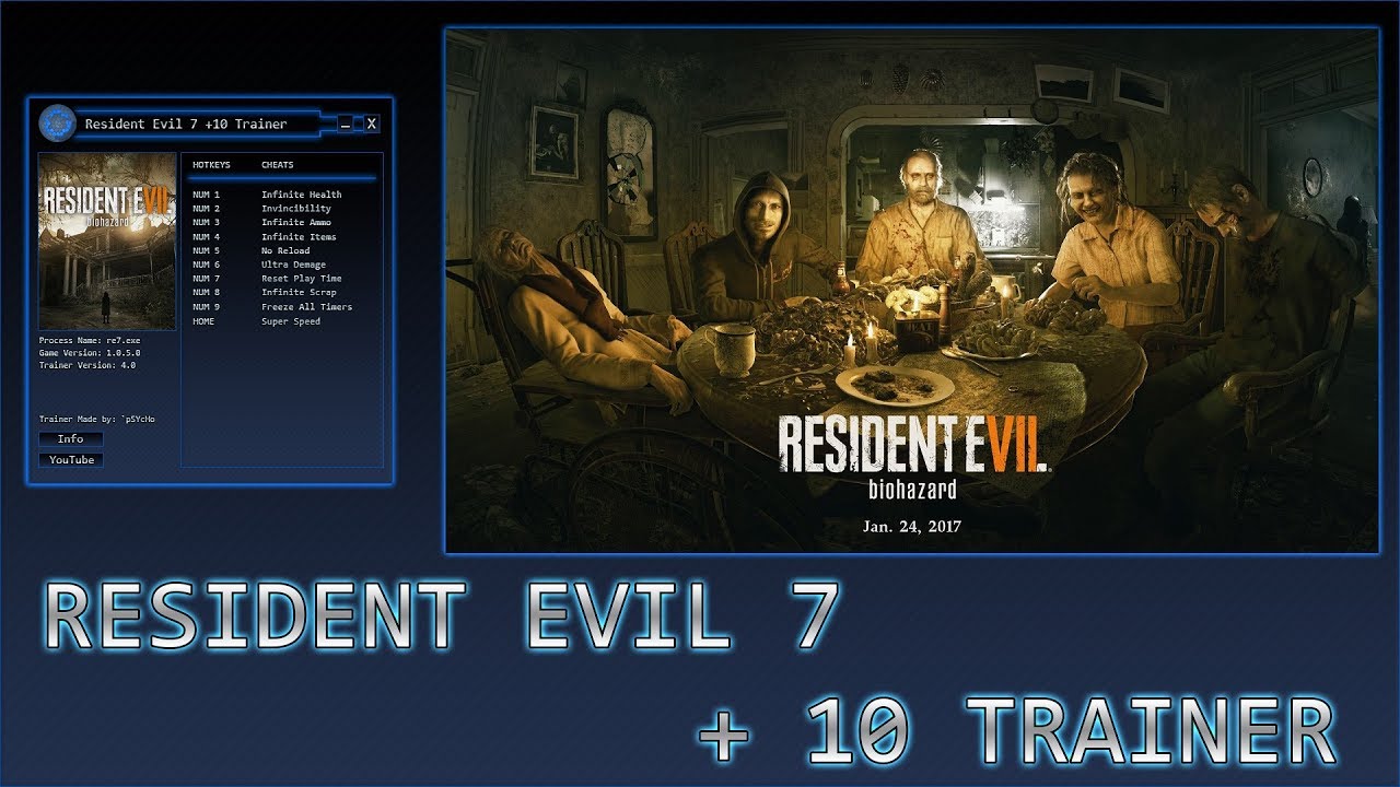 Resident Evil 7 Biohazard Gold Edition Trainer Free Download