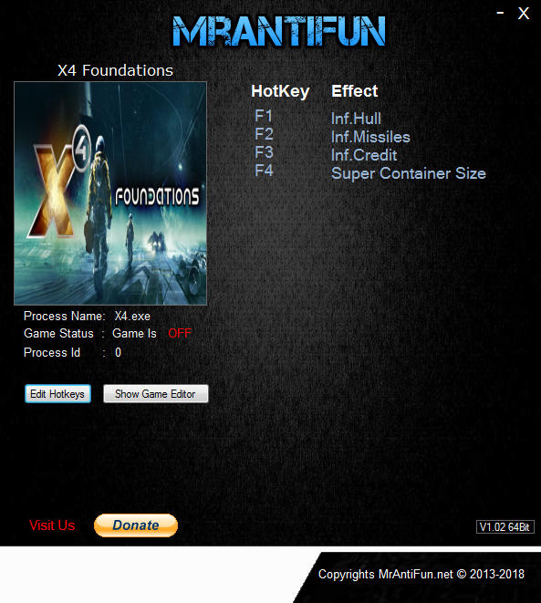 X4 Foundations Trainer Free Download